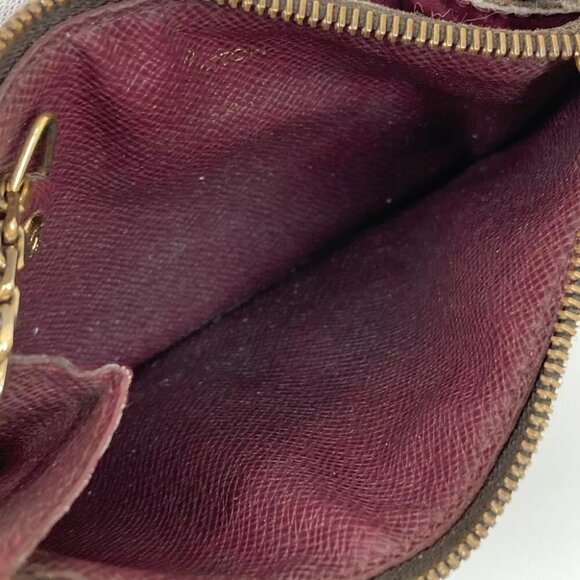 Auth LOUIS VUITTON N63094 Damier Pochette cle Wallet Key Chain coin purse - Picture 7 of 13